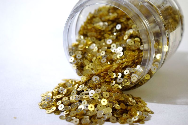 4mm Flat Circle Recycled Sequins