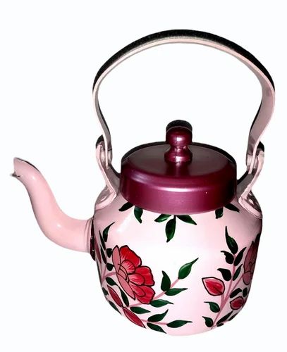 Aluminium Hand Painted Tea Kettle