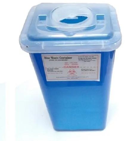 Blue Sharps Container