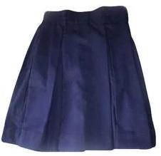 Girls Navy Blue School Skirt