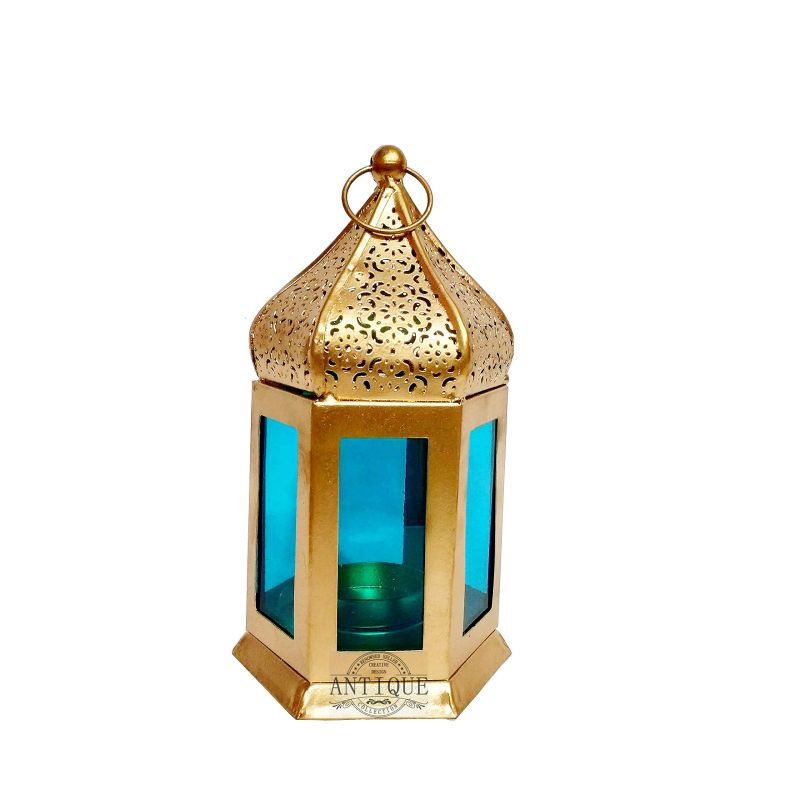 Golden Moroccan lanterns