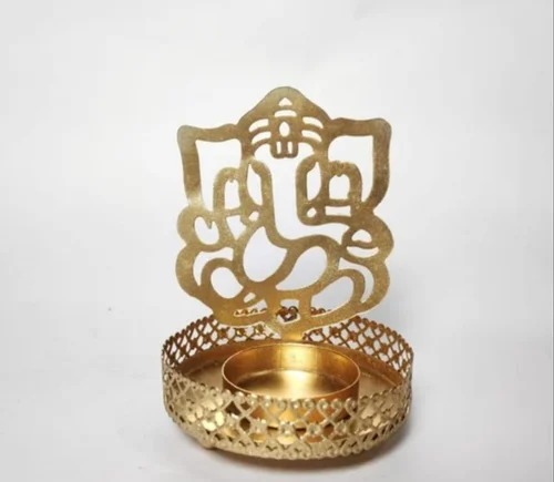 Iron Ganesh Shadow Diya