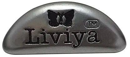 Matte Silver Zinc Bag Badge