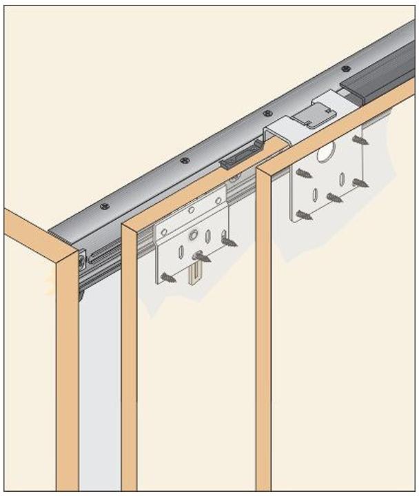 EHS-WS-058 Wardrobe Sliding Fitting