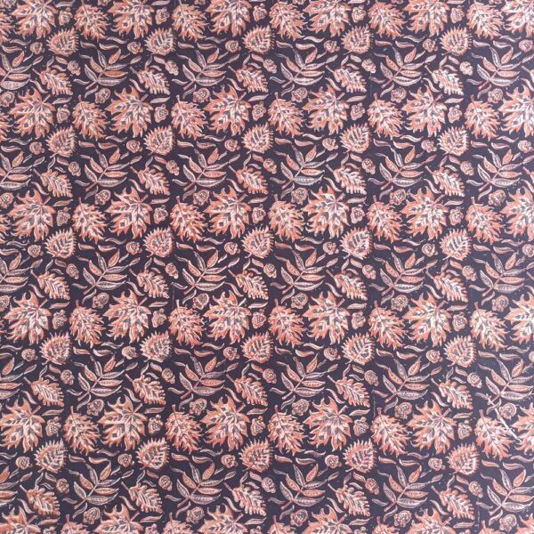 HP066 Kalamkari Block Printed Cotton Fabric