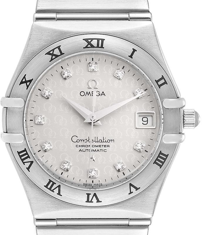 Mens Omega Natural Diamond Watch