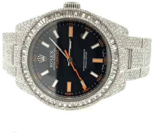 Mens Rolex Lab Grown Diamond Watch