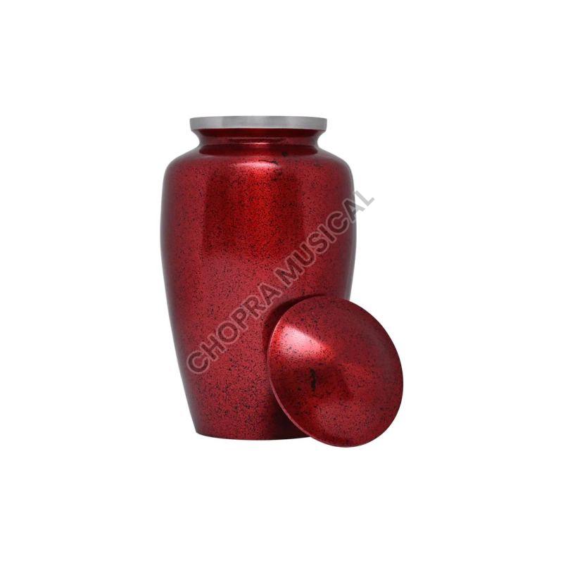 200 LBS Red Aluminum Cremation Urn