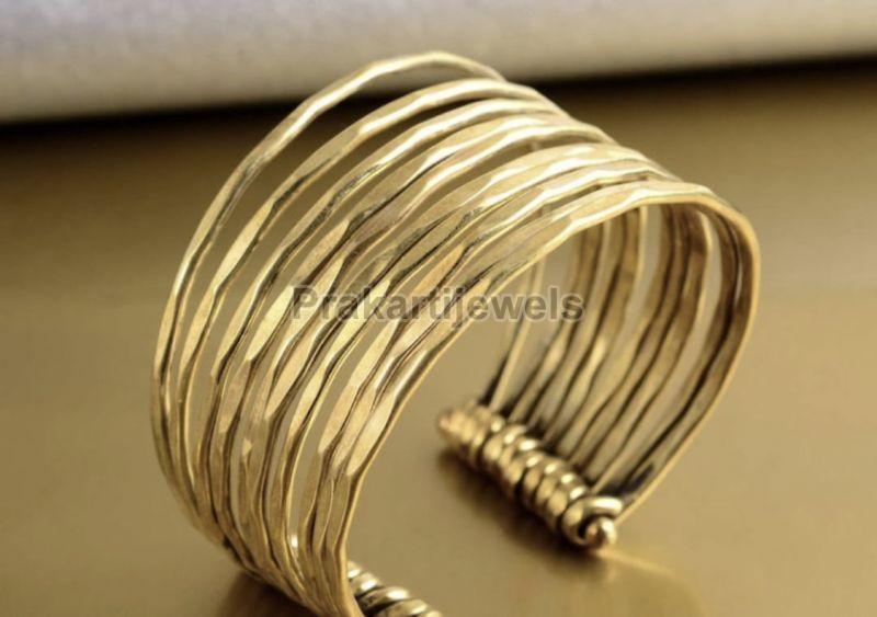 Ladies Fancy Brass Cuff Bracelet