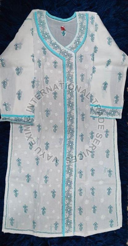 Casual Wear Lucknowi Kurti