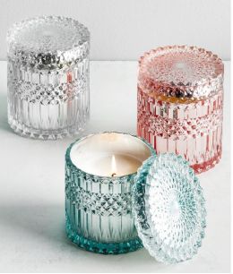 Glass Candle Jar With Lid