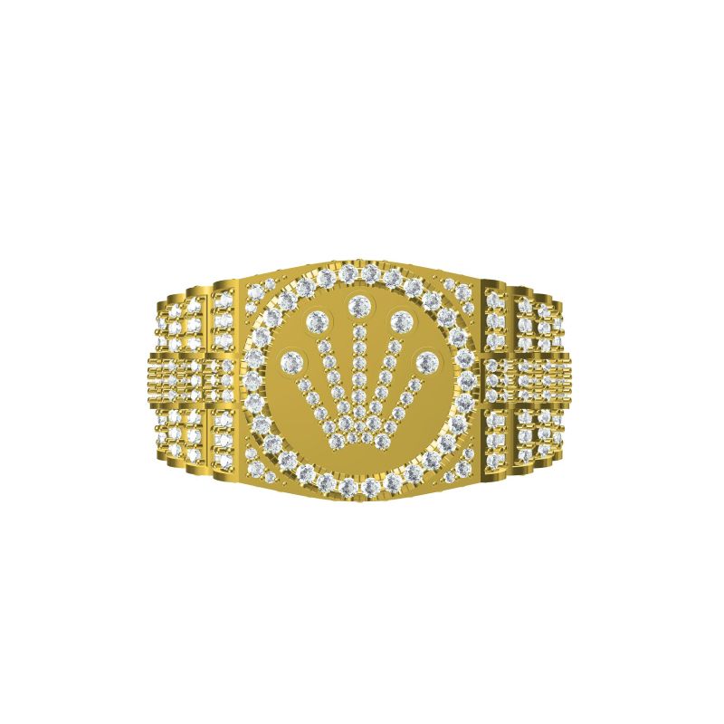 42.763 Grams Diamond Mens Rings
