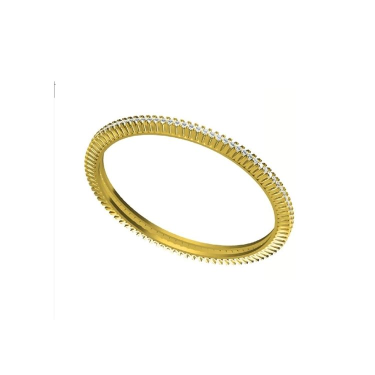 43.184 Grams  Diamond Bangle