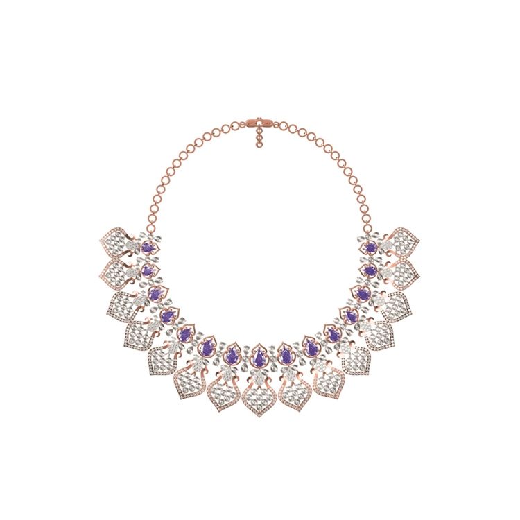 89.101 Grams Diamond Necklace