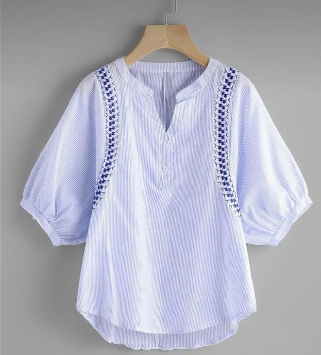 Ladies White Cotton Top