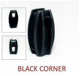 Black Ceramic Corner Insulator