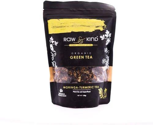 Raw & Kind Organic Moringa Turmeric Green Tea