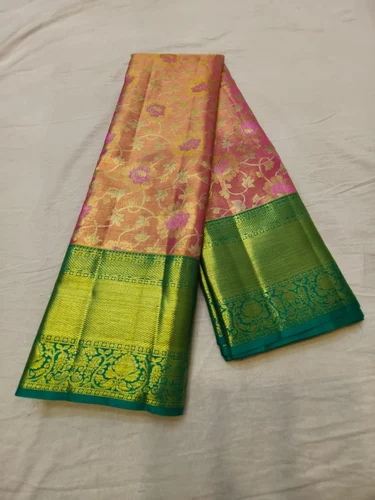 Printed Kanchipuram Silk Saree