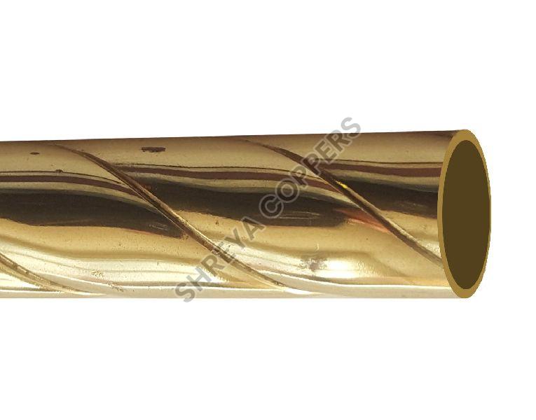 Twisted Brass Tube