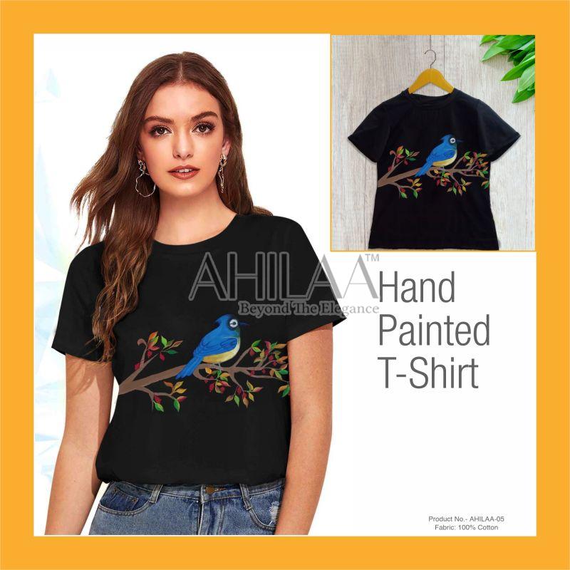 Bird Hand Painted T-shirt