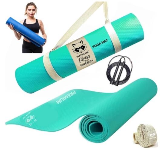 Mapache Premium Series Green Eva Yoga Mat
