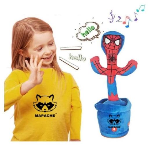 Mapache Spiderman Toy Dancing Cactus