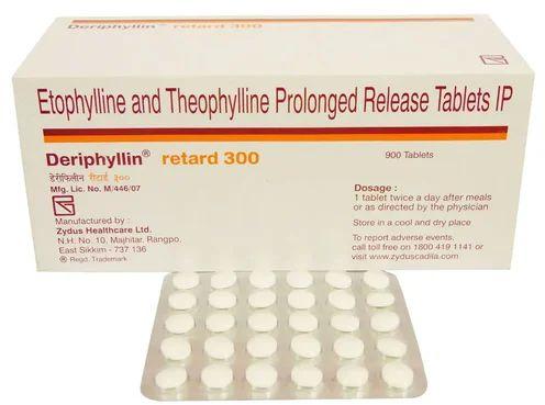 Deriphyllin Retard Tablets 300 Mg