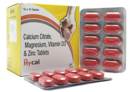 Calcium Citrate Magnesium Vitamin D3 & Zinc Tablet