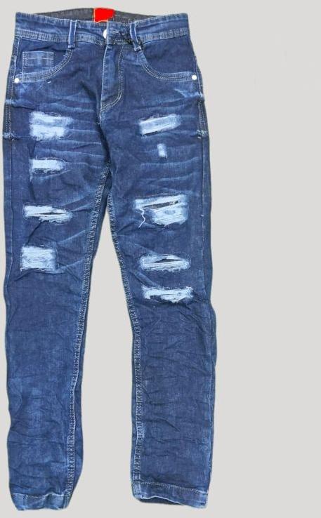 Mens Ripped Denim Jeans