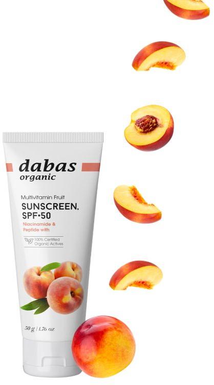 Dabas Organic Multivitamin Fruit Sunscreen SPF-50 Cream