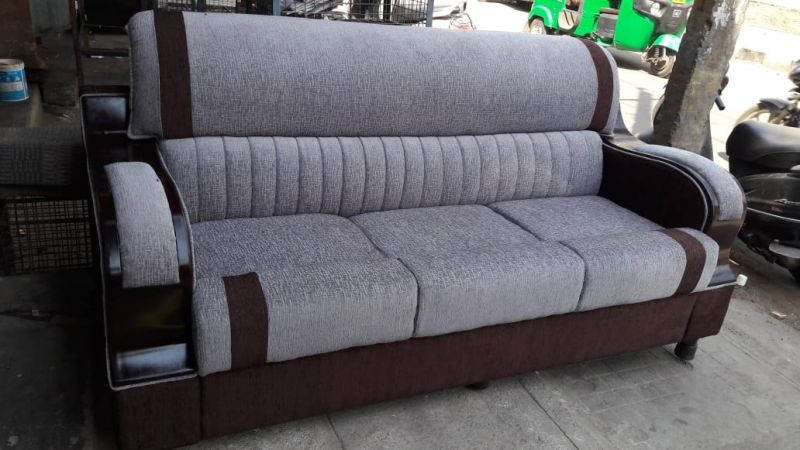 3 Seater Wooden Sofa Set