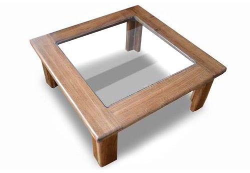 Square Wooden Coffee Table