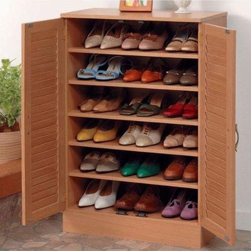 Wooden Shoe Rack