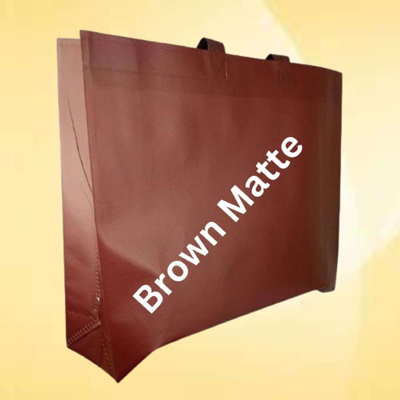 Brown Matte BOPP Box Bag