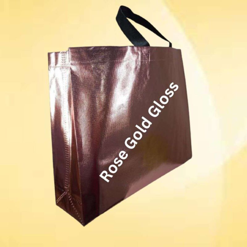 Rose Gold Gloss BOPP Box Bag Manufacturer Supplier from Vadodara