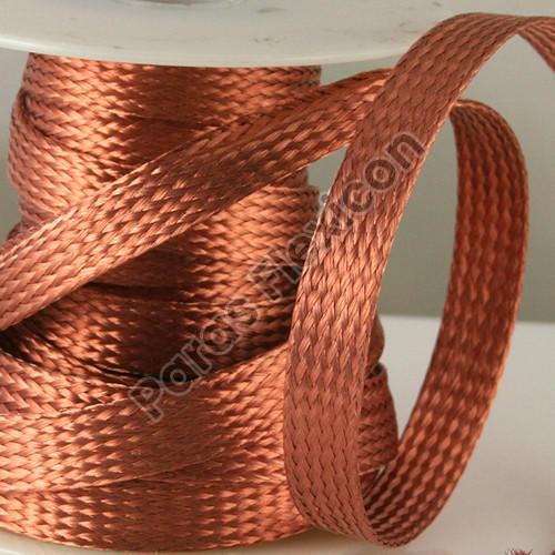 Flat Copper Braid