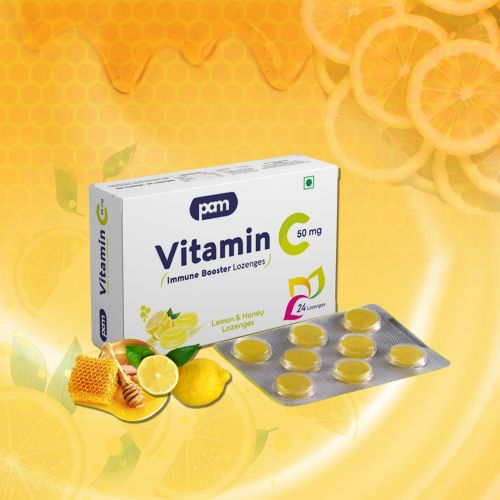 Pam Vitamin C Lemon Honey Lozenges