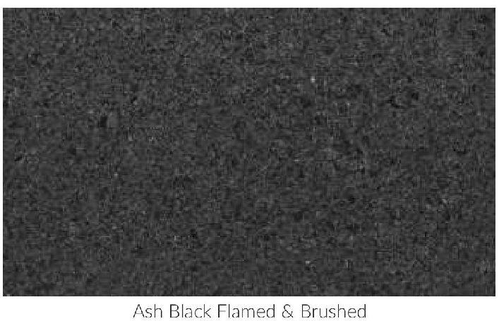 Ash Black Flamed Brushed Sandstone and Limestone Paving Stone