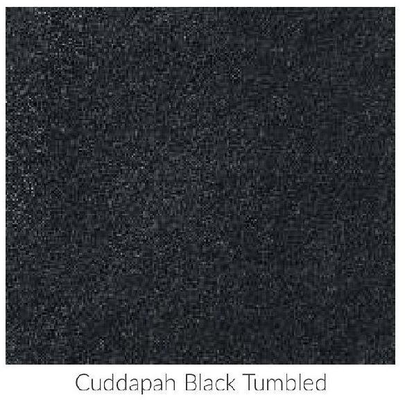 Cuddapah Black Tumbled Limestone Tile
