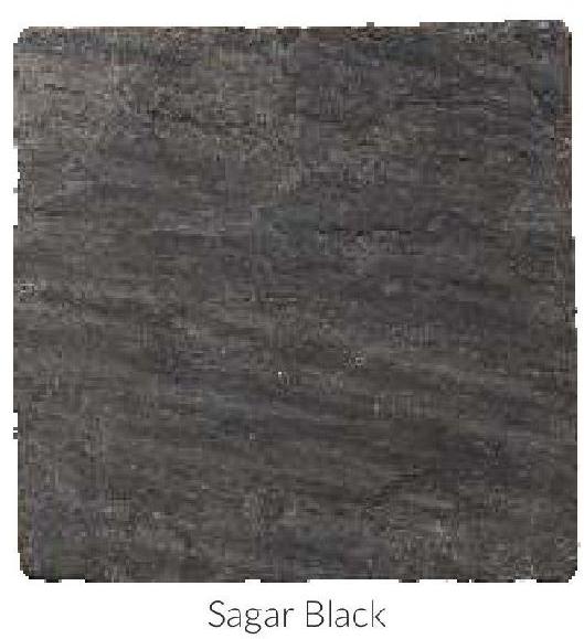 Sagar Black Tumble Sandstone and Limestone Paving Stone