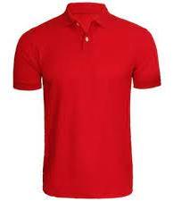 Mens Plain Polo Neck T Shirt