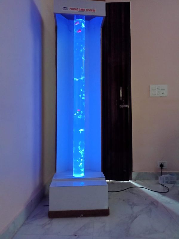 Bubble Tube Column With Stand & Mirrors