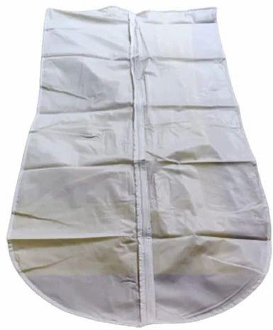 White Zipper Garments Cover