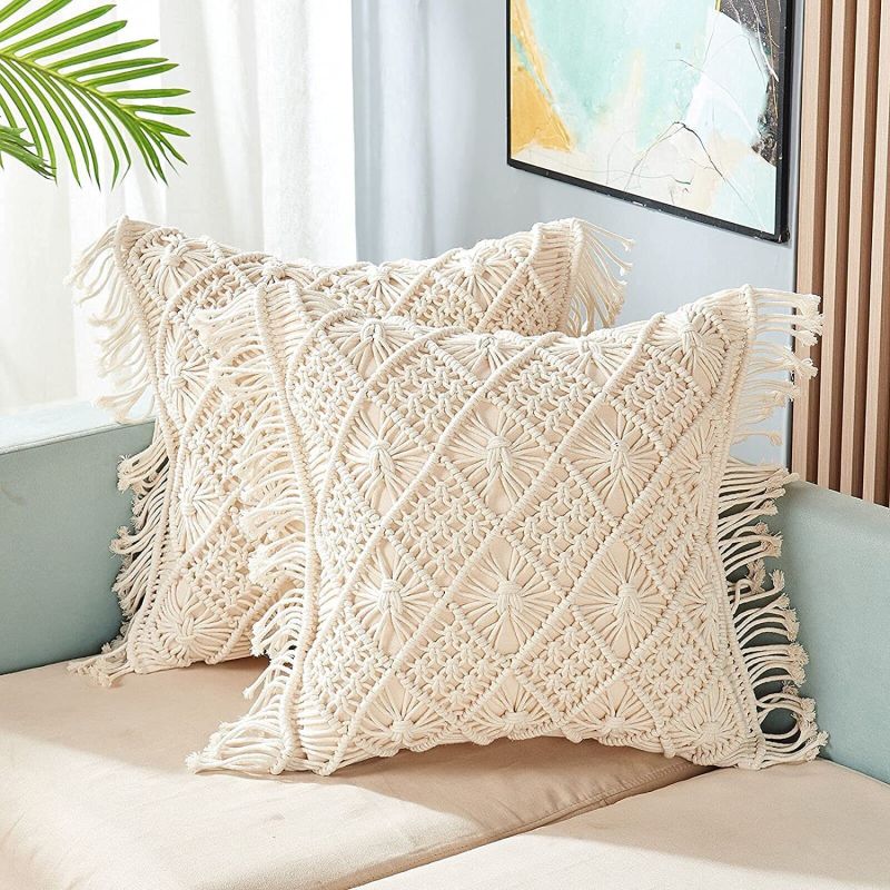 Macrame Cushion Cover