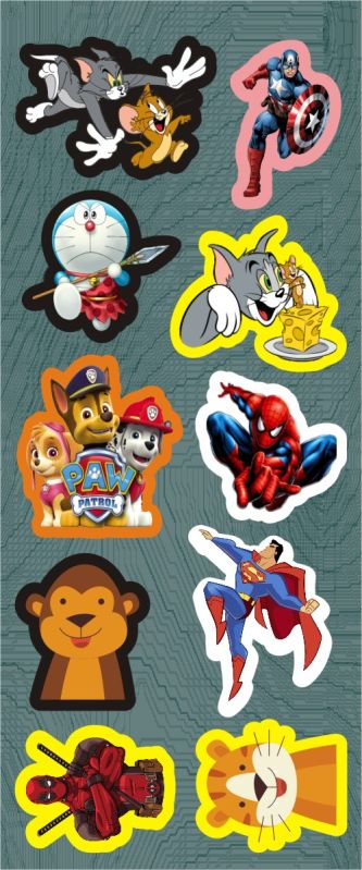 Cartoon Sticker Sheets