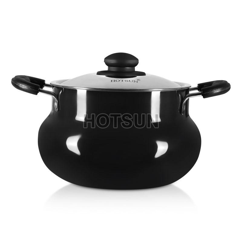 Hard Anodized Biryani Cooking Pot With SS Lid