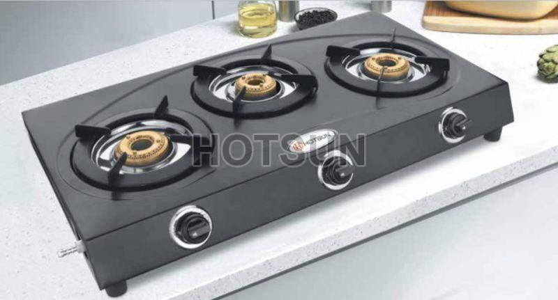 Powder Coated Three Burner Gas Stove