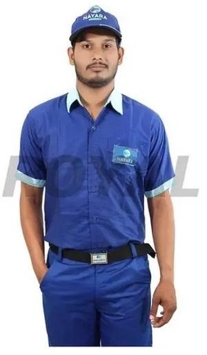 Nayara Petrol Pump Uniform Half Shirt