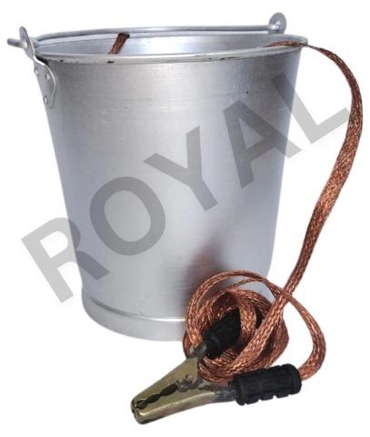 Royal Silver Aluminium Earthing Bucket