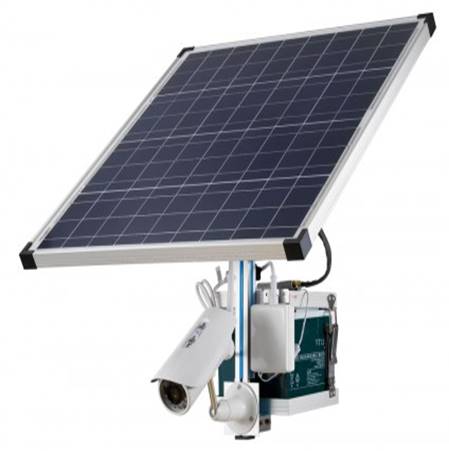 Customized Solar Enabled CCTV Camera With Batteries